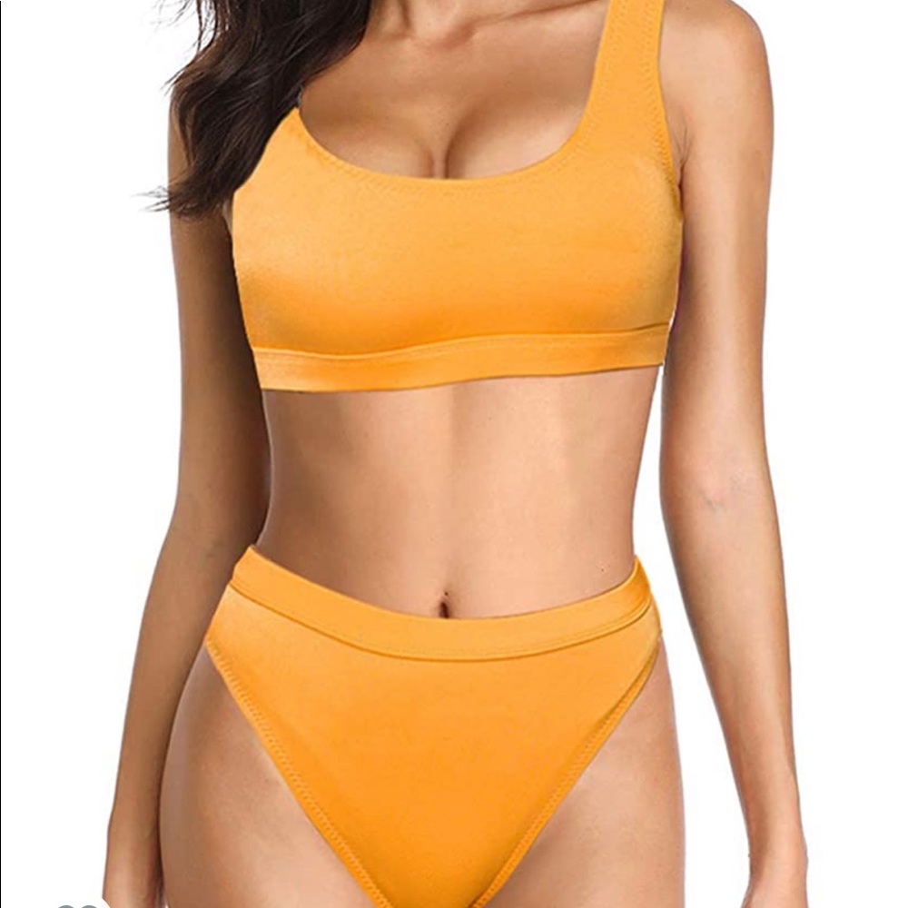 SOLD - Two Pieces Bikini Swimsuit Sports Style
